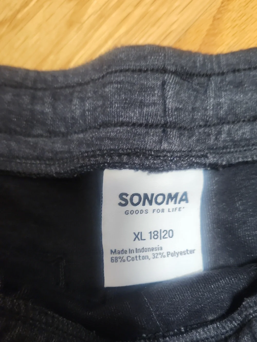 Sonoma Boy'a Charcoal Gray Jogger Sweatpants, 18/20, EUC